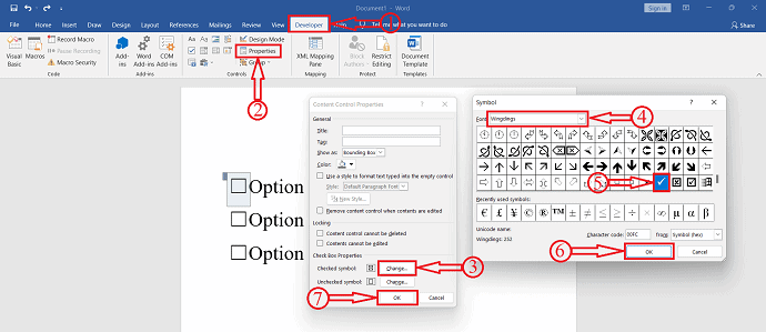 Change the Symbols in Microsoft Word