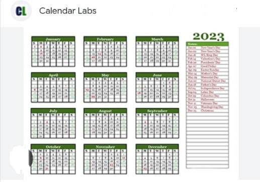 Calendar Labs