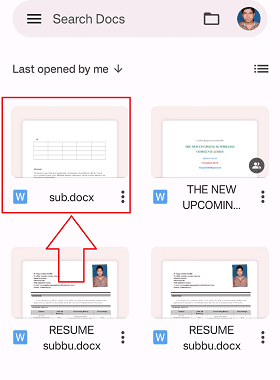 Identifying document