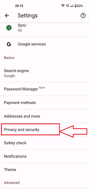 Privacy and Security icon