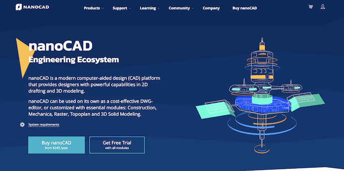 NanoCAD Homepage