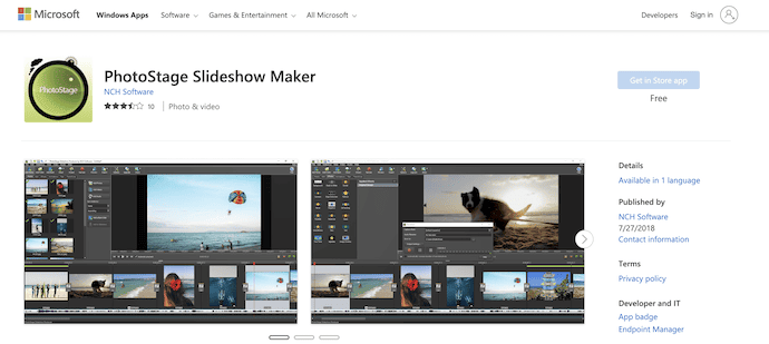 PhotoStage Slideshow Maker Homepage