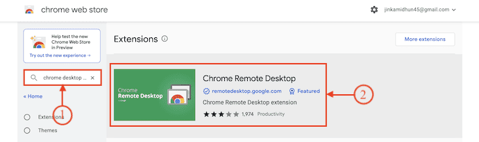 Chrome Remote Desktop