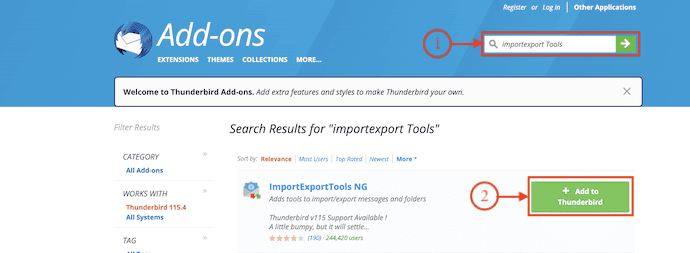 ImportExport Tools Plugin