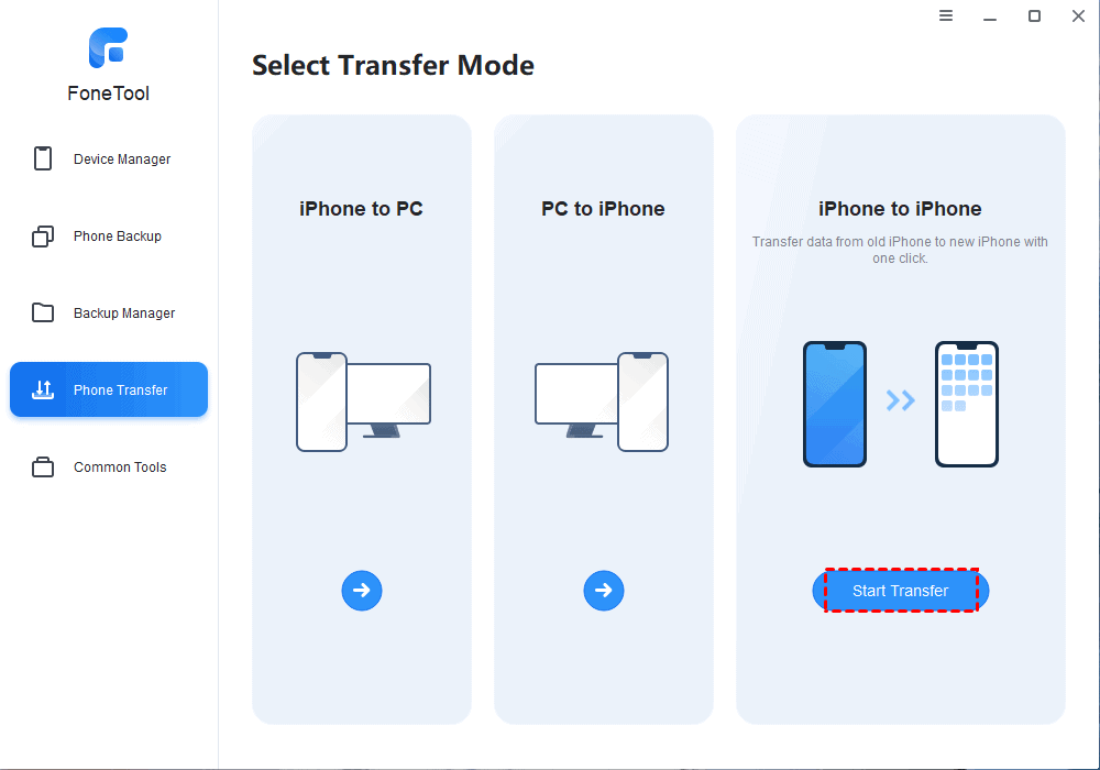 iPhone to iPhone Transfer