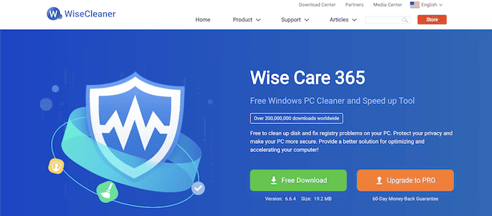 WiseCleaner Homepage