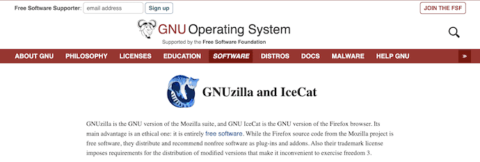 GNU Operating System Homepage