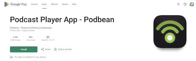 Podbean Homepage