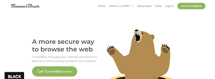 TunnelBear Homepage