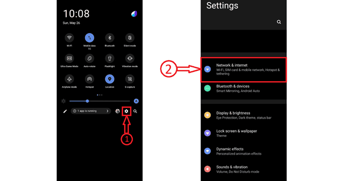 Settings in Android Device