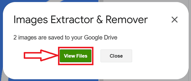 Images Extractor & Remover extension