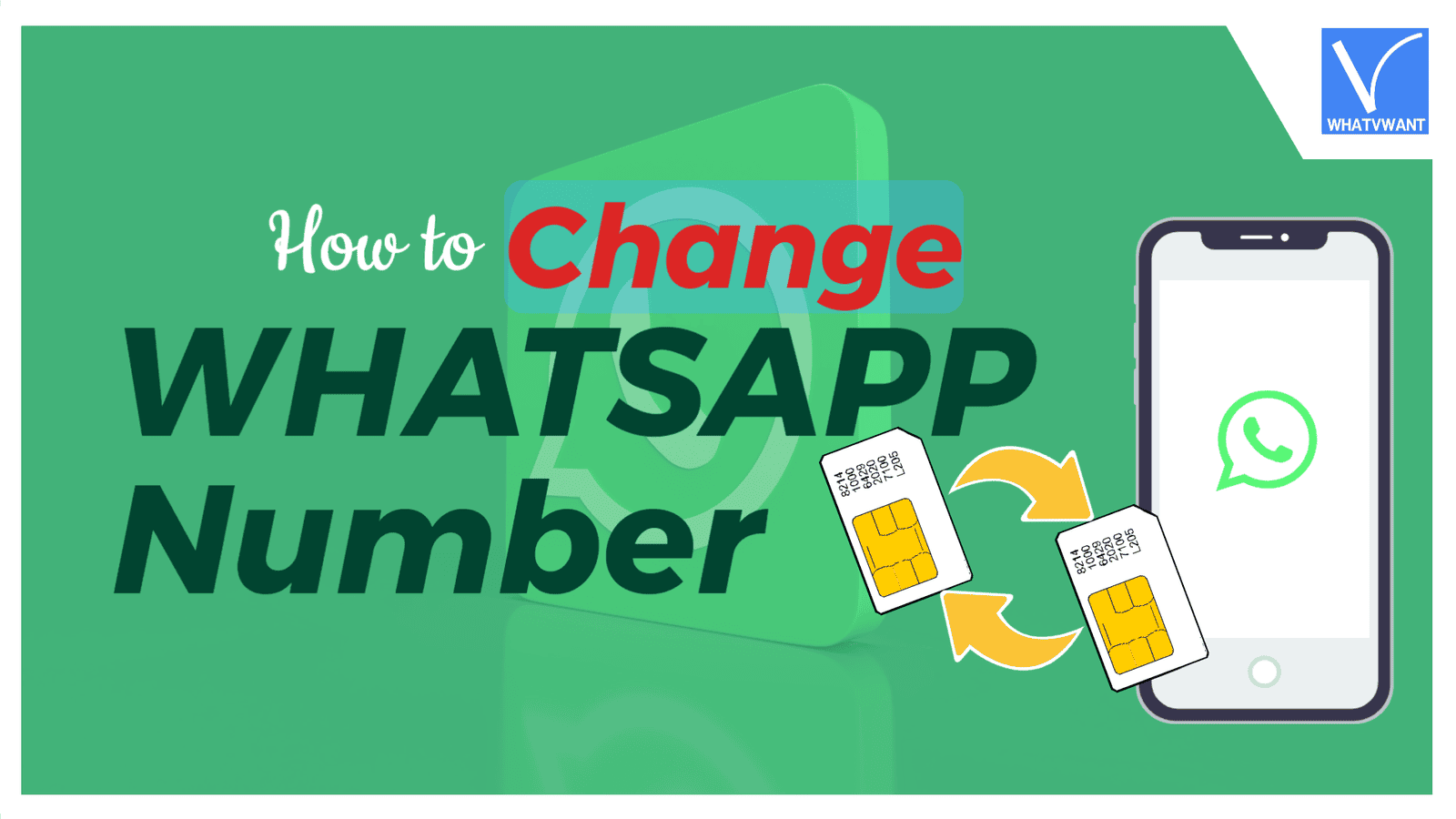 Change WhatsApp Number
