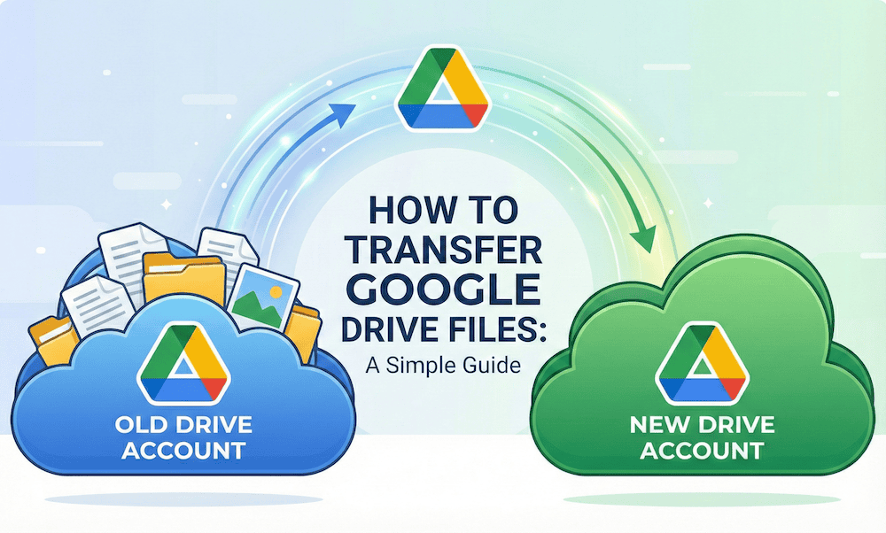 Transfer Files Between Google Drive Accounts